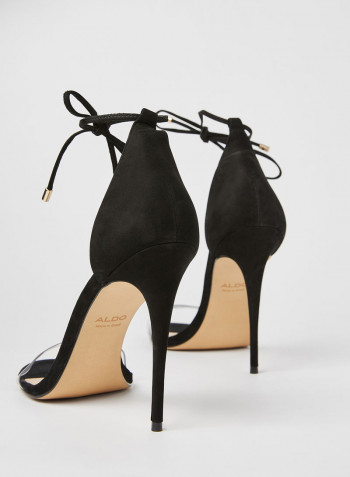 Vaycia Tie-Up Heels Black