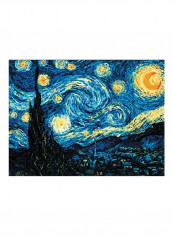 14 Count Painting Counted Cross Stitch Blue/Black/Yellow