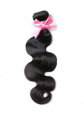 Brazilian Virgin Human Hair Waves Extension Black 18inch