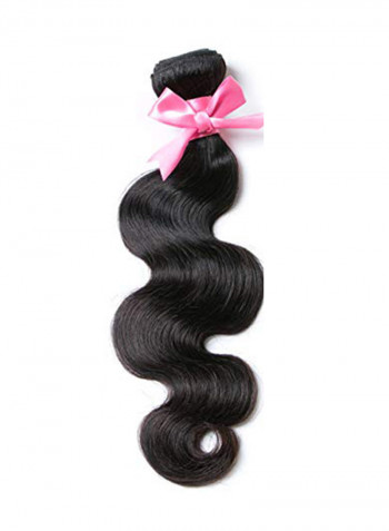 Brazilian Virgin Human Hair Waves Extension Black 18inch