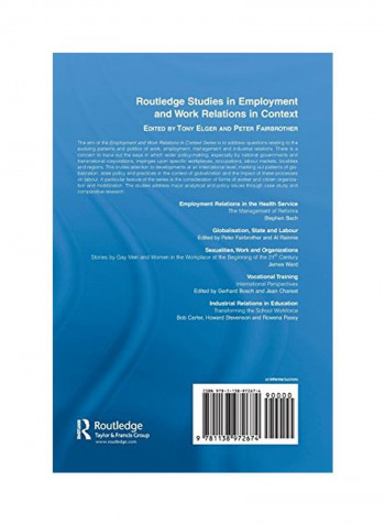 Industrial Relations In Education: Transforming The School Workforce Paperback