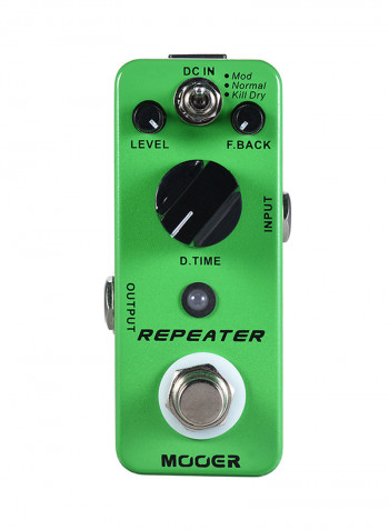 Repeater Digital Delay Guitar Effect Pedal 3 Modes True Bypass