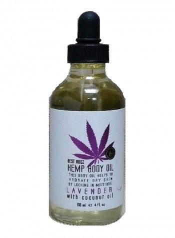 Lavender And Coconut Hemp Body Oil 118ml