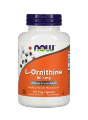 Pack Of 2 L-Ornithine Fitness Amino Acid 500mg - 120 Capsules