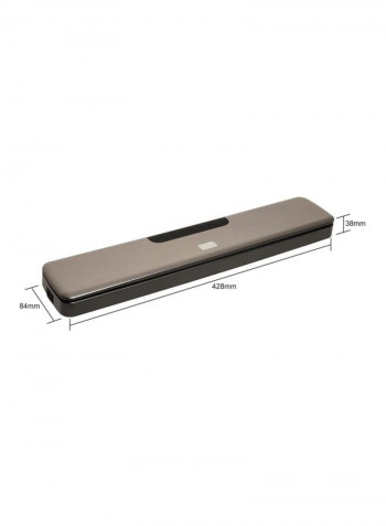 Portable Automatic Vacuum Sealer Brown/Black 428x84x38millimeter
