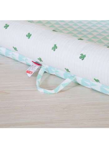 Cactus Printed Crown Crib Set