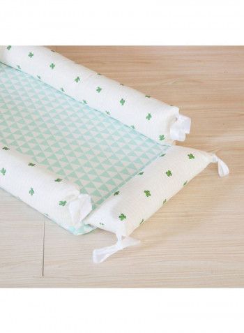 Cactus Printed Crown Crib Set