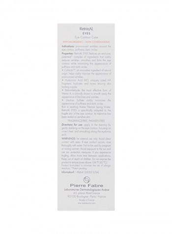 Avene RetrinAL Eye Cream 0.5ounce