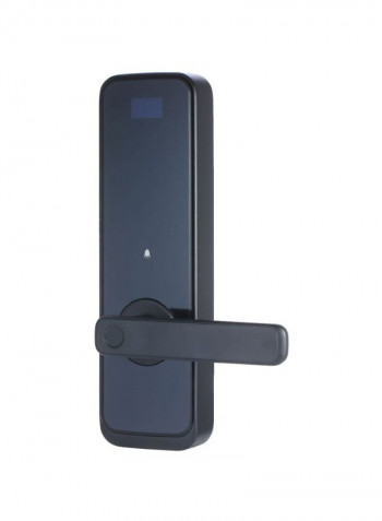 Portable LCD Touched Panel Digital Door Lock Black 24.6x6.9x14.9centimeter