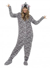 Hooded Zebra Costume M