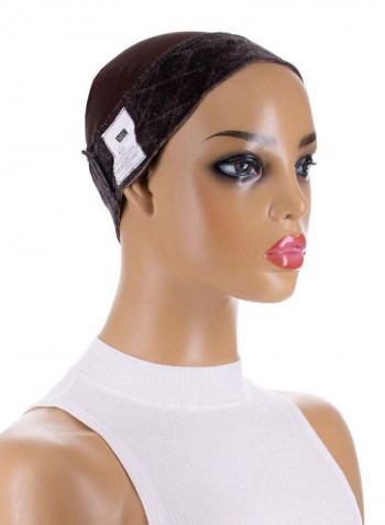 Pack Of 2 Ultimate Comfort Wig Grip Cap Brown