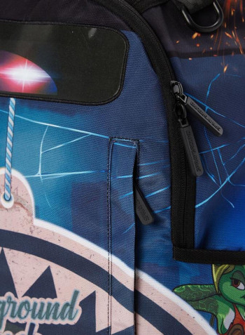Kids Shark Print Backpack 11.5 Inches Blue