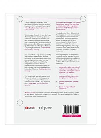 Work Communication: Mediated And Face-To-Face Practices Paperback