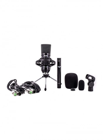 Condenser Mic Studio pack  GXL1800SP Black