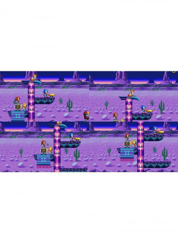 لعبة الفيديو 'Sonic Mania Plus' (إصدار عالمي) ومزودة بذراع تحكم لاسلكية دوال شوك 4 - مغامرة - بلاي ستيشن 4 (PS4)