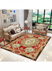 Anti-Skidding European Style Rectangle Soft Floor Mat Multicolour 80 x 180cm