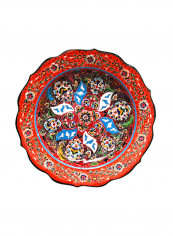 Arabic Handmade Wall Hanging Plate Multicolour 30centimeter