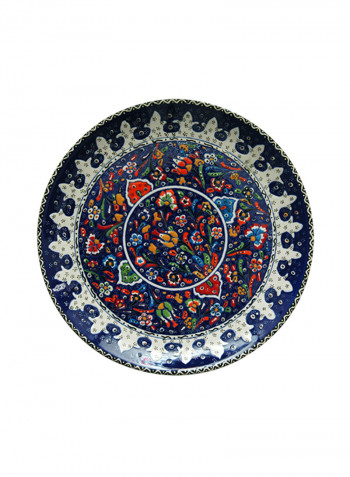 Arabic Handmade Wall Hanging Plate Multicolour 30centimeter