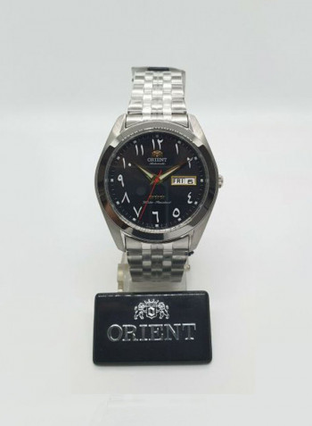 Men's Orient Black Dial Stainless Steel Analog Watch OW-SAB0D005B