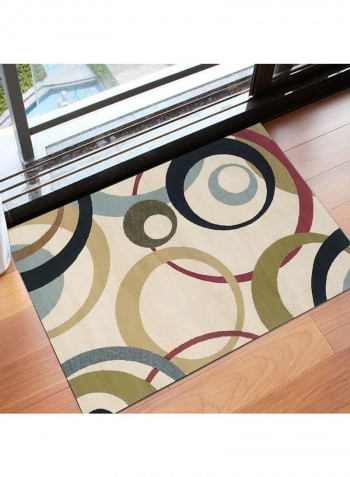 Eco-Friendly Anti-Slip Floor Rug Multicolour 80 x 180cm