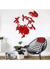 1-Piece Wall Sticker Plant Fruit Pattern Multicolour 60 x 90cm