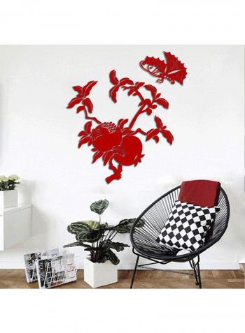 1-Piece Wall Sticker Plant Fruit Pattern Multicolour 60 x 90cm