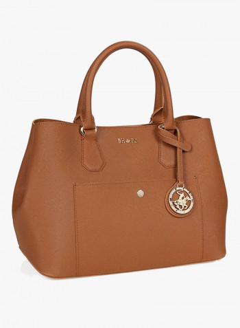 Tote Bag With Strap Tan