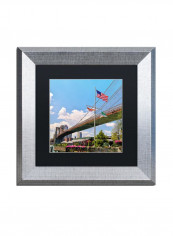 Brooklyn Bridge 3 Wall Art Multicolour 11 x 11inch