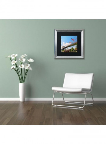 Brooklyn Bridge 3 Wall Art Multicolour 11 x 11inch