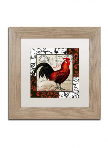 Europa II Framed Wall Art Multicolour 11 x 11inch
