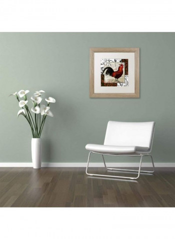 Europa II Framed Wall Art Multicolour 11 x 11inch