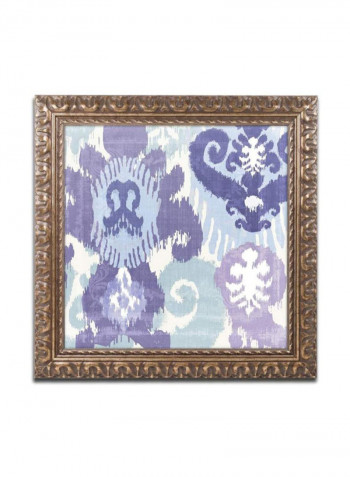 Blue Curry I Wall Art White/Blue 11 x 11inch