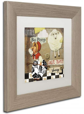 Childhood II Framed Wall Art Multicolour 11 x 11inch