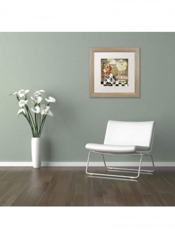 Childhood II Framed Wall Art Multicolour 11 x 11inch