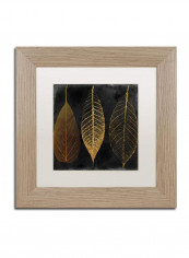 Fallen Gold Ornate Frame I Framed Wall Art Multicolour 11 x 11inch