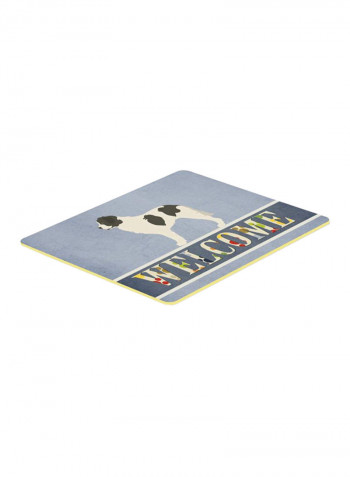 Landseer Welcome Kitchen Mat Multicolour 11 x 11inch