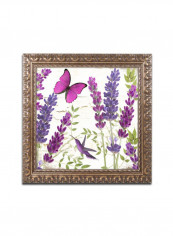 Lavender II Framed Wall Art Multicolour 11 x 11inch