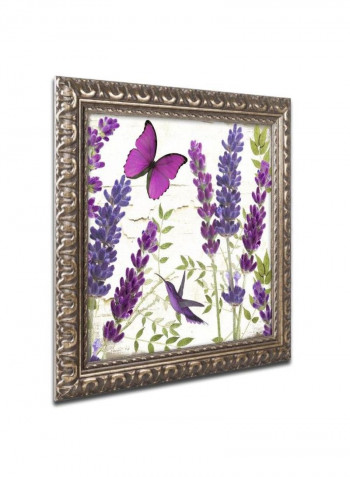 Lavender II Framed Wall Art Multicolour 11 x 11inch