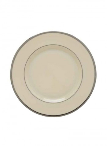 Tuxedo Salad Plate Ivory 8.25inch