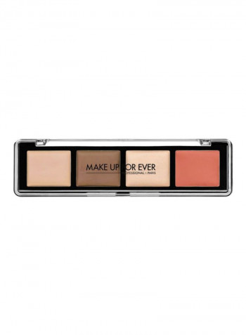 4-In-1 Pro Sculpting Face Contouring Palette 40 Tan