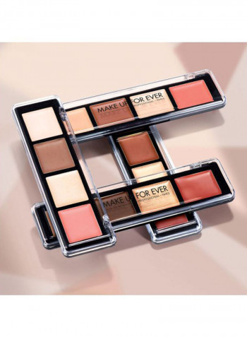 4-In-1 Pro Sculpting Face Contouring Palette 40 Tan