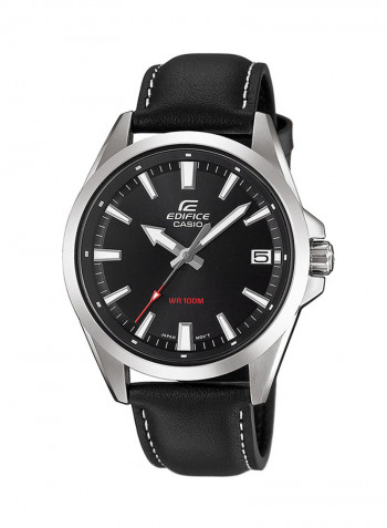 Men's Leather Analog Watch EFV-100L-1AVUEF