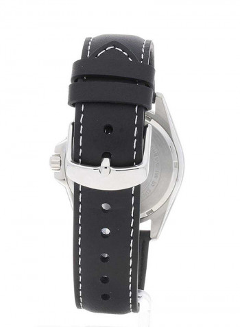 Men's Leather Analog Watch EFV-100L-1AVUEF