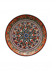 Arabic Handmade Wall Hanging Plate Multicolour 30centimeter