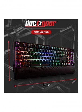 Mechanical RGB Backlit Gaming Keyboard