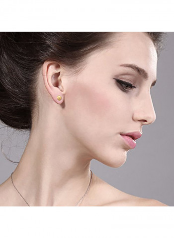 Pair Of 12 Cultured Freshwater Pearl Stud Earrings  Set