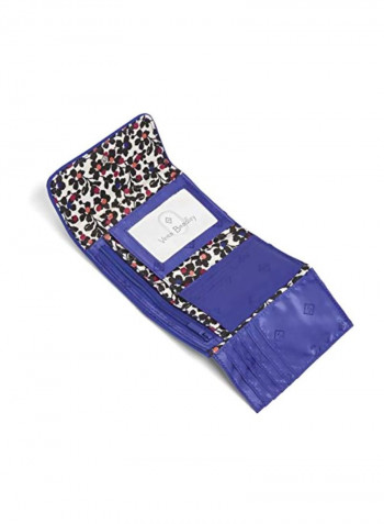 Iconic RFID Riley Compact Clutch Gage Blue