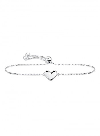 925 Sterling Silver Heart Shape Bracelet