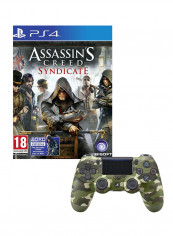 لعبة Assassin's Creed Syndicate - بلايستيشن 4 مع ذراع تحكم لاسلكي دوال شوك 4 - Adventure - بلاي ستيشن 4 (PS4)
