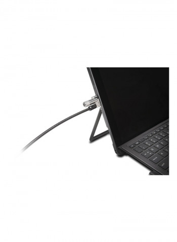 NanoSaver Keyed Laptop Lock Black/Silver